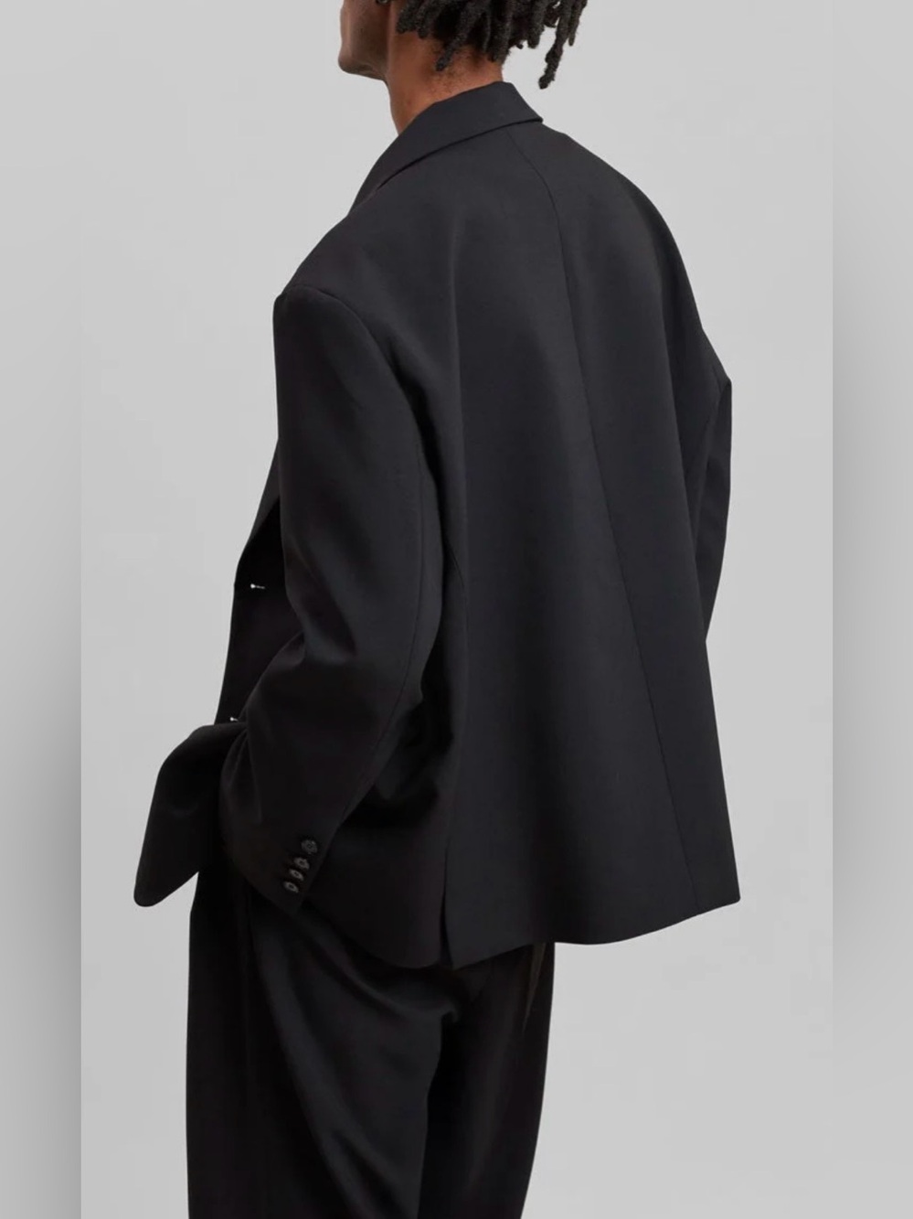 The Frankie Shop Black Oversized BEO Blazer Size XL - Picture 3 of 15